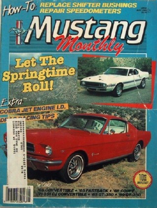 MUSTANG MONTHLY 1988 MAY - HOW to I.D. a SCJ or CJ